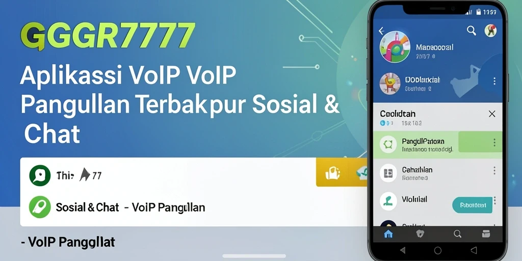 Screenshot utama GGR7777 menunjukkan antarmuka VoIP Panggilan yang menarik.