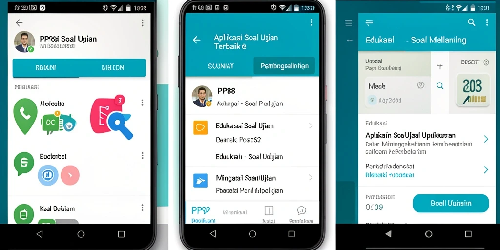 Antarmuka PP88 yang menarik dan fungsional untuk belajar soal ujian.