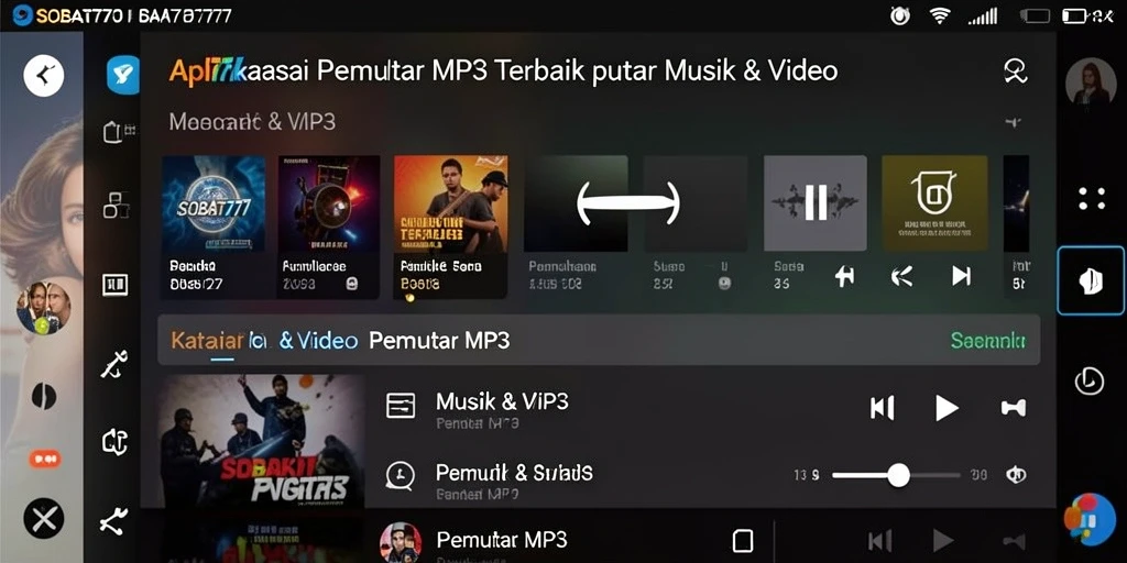 Antarmuka pengguna SOBAT777 yang menarik dan fungsional.