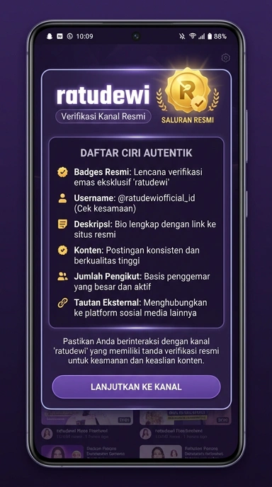 Kanal Resmi Ratudewi untuk Pengguna Android